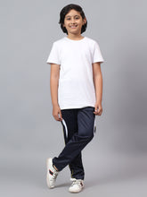 Hiflyers Kids Regular Fit |Polyster| Cut And Sew Design|Sports Casual Wear| With 2 Side Pockets|Trackpant -Navy