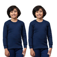 T.T. Boys & Girls |Slim Fit| Cotton Fleece |Full Sleeves|Round Neck|Trendy Winter Wear|Dyed Top Pack Of 2-Blue