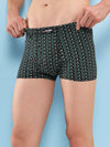 T.T. Men Desire Super Combed Cotton Printed Snug Fit Mini Trunks For Men Pack Of 3 Black::Green::Navy
