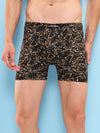 T.T. Men Desire Super Combed Cotton Printed Snug Fit Long Trunks For Men Pack Of 3 Grey::D.Brown::Navy