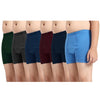 T.T. Boys |Regular Fit|Breathable & Soft Innerwear|Front Open Kids Trunks| Pure Cotton |Jazz Fine Long Inner Elastic Trunks|Boys Trunks Pack Of 6-Assorted