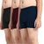 T.T. Boys |Regular Fit|Breathable & Soft Innerwear|Front Open Kids Trunks| Pure Cotton |Jazz Fine Long Inner Elastic Trunks|Boys Trunks Pack Of 3-Black::Maroon::Navy