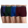 T.T. Boys |Regular Fit|Breathable & Soft Innerwear|Front Open Kids Trunks| Pure Cotton |Jazz Fine Long Top Elastic Trunks|Boys Trunks Pack Of 4-Assorted