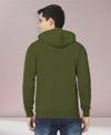 HiFlyers Men|Hooded Sweatshirt|Regular Fit|Cotton Blend Fleece|Full Zipper Winter Hoodie With Side Pockets|Full Sleeve Casual Wear|Olive