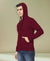 HiFlyers Men|Hooded Sweatshirt|Regular Fit|Cotton Blend Fleece|Full Zipper Winter Hoodie With Side Pockets|Full Sleeve Casual Wear|Maroon