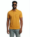 Hiflyers Men'S|Cotton Blend Pique Polo T-Shirt With Chest Pocket|Regular Fit Half Sleeve|Comfortable Smart Casual Wear||Yellow