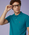 Hiflyers Men'S|Cotton Blend Pique Polo T-Shirt With Chest Pocket|Regular Fit Half Sleeve|Comfortable Smart Casual Wear||Royalgreen