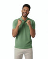 Hiflyers Men'S|Cotton Blend Pique Polo T-Shirt With Chest Pocket|Regular Fit Half Sleeve|Comfortable Smart Casual Wear||Pista