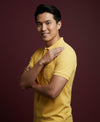 Hiflyers Men'S|Cotton Blend Pique Polo T-Shirt With Chest Pocket|Regular Fit Half Sleeve|Comfortable Smart Casual Wear||Lemon