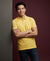 Hiflyers Men'S|Cotton Blend Pique Polo T-Shirt With Chest Pocket|Regular Fit Half Sleeve|Comfortable Smart Casual Wear||Lemon