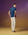Hiflyers Men'S|Cotton Blend Pique Polo T-Shirt With Chest Pocket|Regular Fit Half Sleeve|Comfortable Smart Casual Wear||Airforce