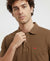 Hiflyers Men'S|Cotton Blend Pique Polo T-Shirt With Chest Pocket|Regular Fit Half Sleeve|Comfortable Smart Casual Wear||Brown