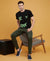 T.T. Men’s Printed Cotton Blend | Graphic Round Neck T-Shirt & Slim Fit Track Pants | Casual Co-ord Set for Men