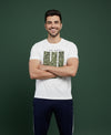 T.T. Men’s Printed Cotton Blend | Graphic Round Neck T-Shirt & Slim Fit Track Pants | Casual Co-ord Set for Men
