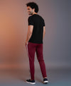 T.T. Men’s Printed Cotton Blend | Graphic Round Neck T-Shirt & Slim Fit Track Pants | Casual Co-ord Set for Men