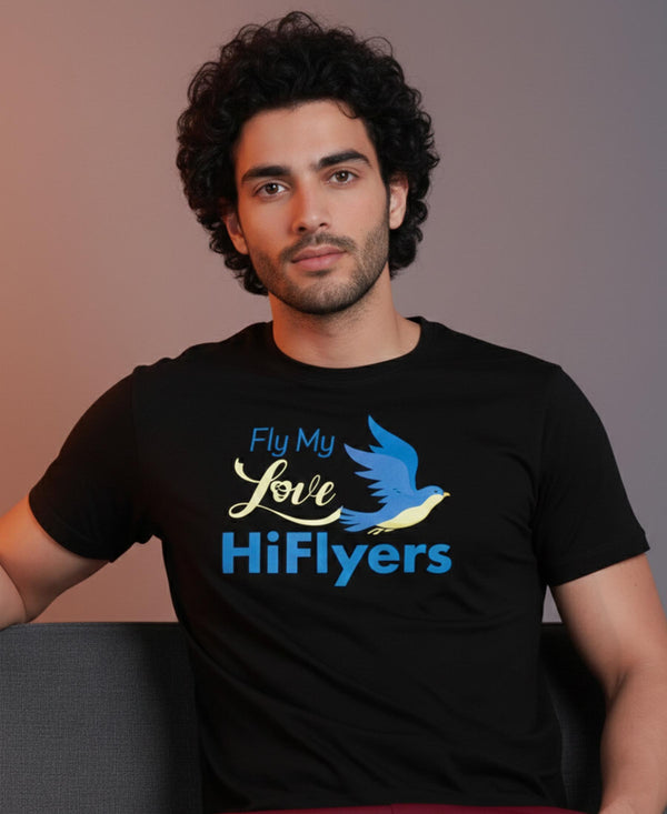 T.T. Men’s Printed Cotton Blend | Graphic Round Neck T-Shirt & Slim Fit Track Pants | Casual Co-ord Set for Men