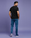T.T. Men’s Printed Cotton Blend | Graphic Round Neck T-Shirt & Slim Fit Track Pants | Casual Co-ord Set for Men
