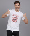 T.T. Men’s Printed Cotton Blend | Graphic Round Neck T-Shirt & Slim Fit Track Pants | Casual Co-ord Set for Men