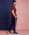 T.T. Men’s Printed Cotton Blend | Graphic Round Neck T-Shirt & Slim Fit Track Pants | Casual Co-ord Set for Men