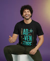 T.T. Men’s Printed Cotton Blend | Graphic Round Neck T-Shirt & Slim Fit Track Pants | Casual Co-ord Set for Men