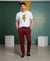 T.T. Men’s Printed Cotton Blend | Graphic Round Neck T-Shirt & Slim Fit Track Pants | Casual Co-ord Set for Men