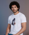 T.T. Men’s Printed Cotton Blend | Graphic Round Neck T-Shirt & Slim Fit Track Pants | Casual Co-ord Set for Men