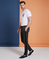 T.T. Men’s Printed Cotton Blend | Graphic Round Neck T-Shirt & Slim Fit Track Pants | Casual Co-ord Set for Men