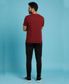 T.T. Men’s Printed Cotton Blend | Graphic Round Neck T-Shirt & Slim Fit Track Pants | Casual Co-ord Set for Men