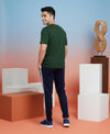 T.T. Men’s Printed Cotton Blend | Graphic Round Neck T-Shirt & Slim Fit Track Pants | Casual Co-ord Set for Men