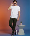 T.T. Men’s Cotton Blend | Solid Round Neck T-Shirt & Slim Fit Track Pants | Comfortable Casual Wear Co-ord Set for Men