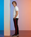 T.T. Men’s Cotton Blend | Solid Round Neck T-Shirt & Slim Fit Track Pants | Comfortable Casual Wear Co-ord Set for Men
