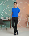 T.T. Men’s Cotton Blend | Solid Round Neck T-Shirt & Slim Fit Track Pants | Comfortable Casual Wear Co-ord Set for Men