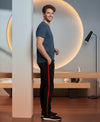 T.T. Men’s Cotton Blend | Solid Round Neck T-Shirt & Slim Fit Track Pants | Comfortable Casual Wear Co-ord Set for Men