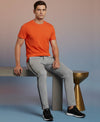 T.T. Men’s Cotton Blend | Solid Round Neck T-Shirt & Slim Fit Track Pants | Comfortable Casual Wear Co-ord Set for Men