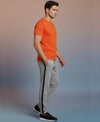 T.T. Men’s Cotton Blend | Solid Round Neck T-Shirt & Slim Fit Track Pants | Comfortable Casual Wear Co-ord Set for Men