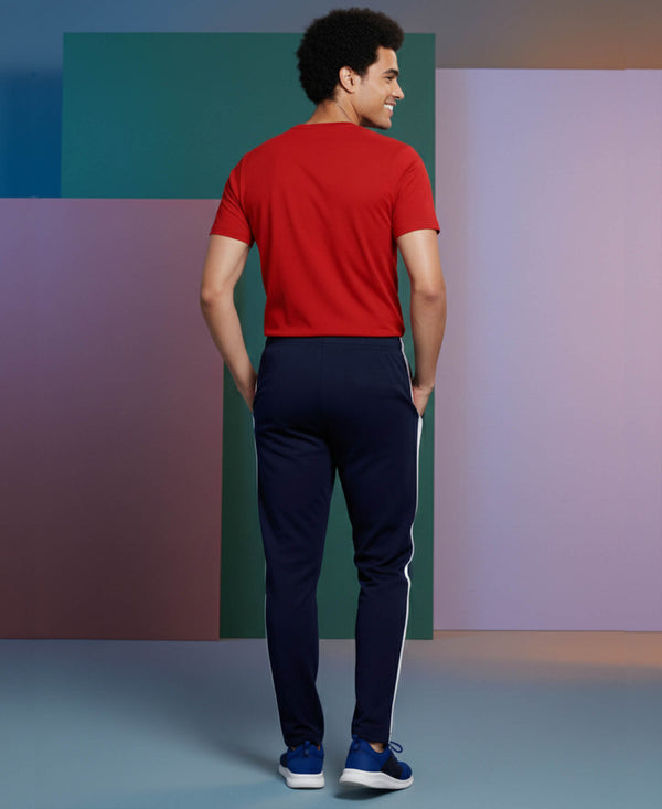 T.T. Men’s Cotton Blend | Solid Round Neck T-Shirt & Slim Fit Track Pants | Comfortable Casual Wear Co-ord Set for Men