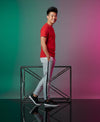 T.T. Men’s Cotton Blend | Solid Round Neck T-Shirt & Slim Fit Track Pants | Comfortable Casual Wear Co-ord Set for Men