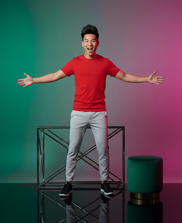 T.T. Men’s Cotton Blend | Solid Round Neck T-Shirt & Slim Fit Track Pants | Comfortable Casual Wear Co-ord Set for Men