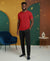 T.T. Men’s Cotton Blend | Solid Round Neck T-Shirt & Slim Fit Track Pants | Comfortable Casual Wear Co-ord Set for Men