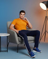 T.T. Men’s Cotton Blend | Solid Round Neck T-Shirt & Slim Fit Track Pants | Comfortable Casual Wear Co-ord Set for Men