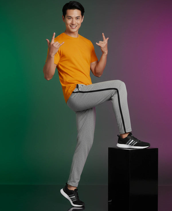 T.T. Men’s Cotton Blend | Solid Round Neck T-Shirt & Slim Fit Track Pants | Comfortable Casual Wear Co-ord Set for Men