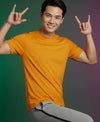 T.T. Men’s Cotton Blend | Solid Round Neck T-Shirt & Slim Fit Track Pants | Comfortable Casual Wear Co-ord Set for Men