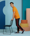 T.T. Men’s Cotton Blend | Solid Round Neck T-Shirt & Slim Fit Track Pants | Comfortable Casual Wear Co-ord Set for Men