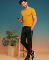 T.T. Men’s Cotton Blend | Solid Round Neck T-Shirt & Slim Fit Track Pants | Comfortable Casual Wear Co-ord Set for Men