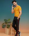 T.T. Men’s Cotton Blend | Solid Round Neck T-Shirt & Slim Fit Track Pants | Comfortable Casual Wear Co-ord Set for Men