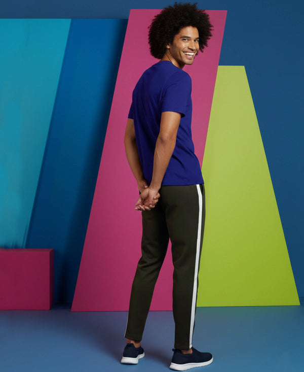 T.T. Men’s Cotton Blend | Solid Round Neck T-Shirt & Slim Fit Track Pants | Comfortable Casual Wear Co-ord Set for Men