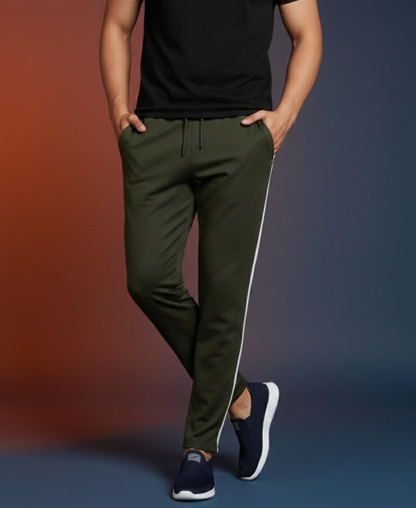 T.T. Men’s Cotton Blend | Solid Round Neck T-Shirt & Slim Fit Track Pants | Comfortable Casual Wear Co-ord Set for Men