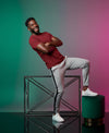 T.T. Men’s Cotton Blend | Solid Round Neck T-Shirt & Slim Fit Track Pants | Comfortable Casual Wear Co-ord Set for Men