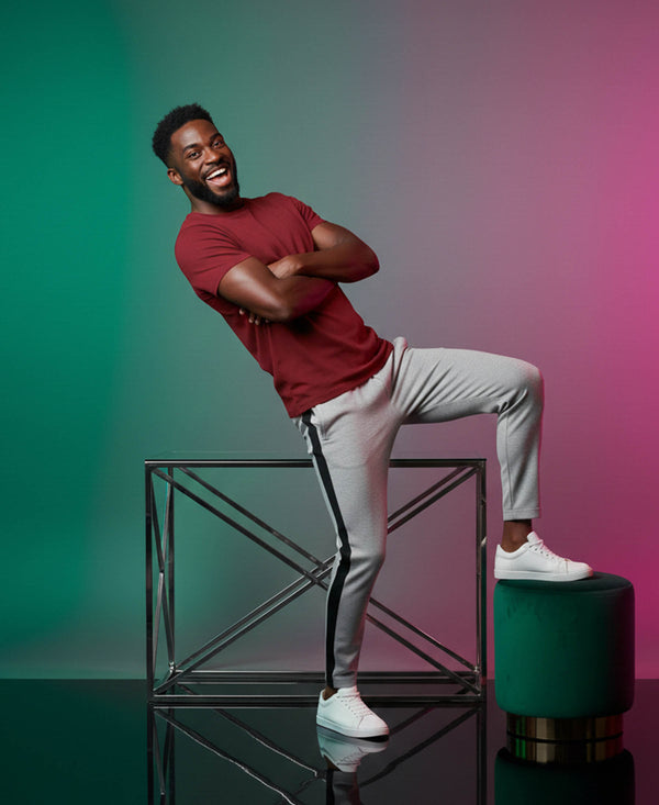 T.T. Men’s Cotton Blend | Solid Round Neck T-Shirt & Slim Fit Track Pants | Comfortable Casual Wear Co-ord Set for Men