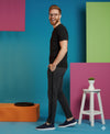 T.T. Men’s Cotton Blend | Solid Round Neck T-Shirt & Slim Fit Track Pants | Comfortable Casual Wear Co-ord Set for Men